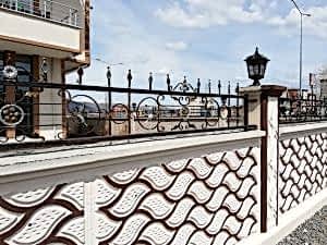 Kars beton bahçe duvarı